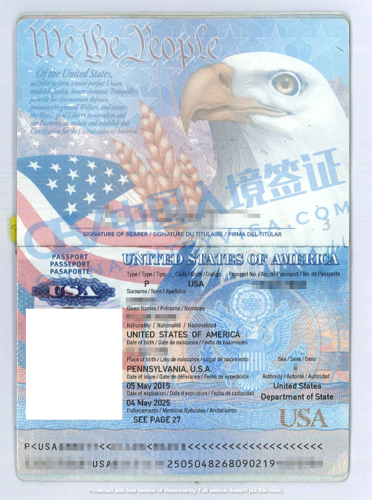 blank american passport template
